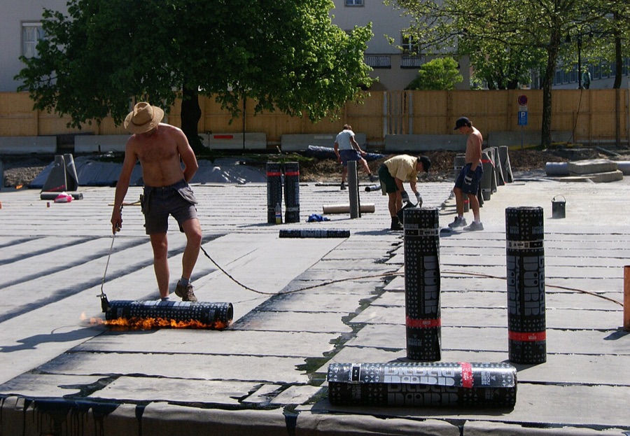 Гидроизоляция рулонная, 10 м²